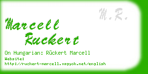 marcell ruckert business card